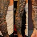 Tribal Maori Sleeve tattoo by 28 Tattoo