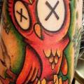 Arm Fantasy Owl tattoo by World's End Tattoo