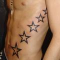 Seite Stern tattoo von Popeye Tattoo