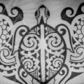 tatuagem Costas Tribais Maori Tartaruga por Ink Tank