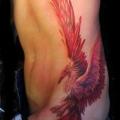 Fantasy Side Phoenix tattoo by Black Rose Tattoo