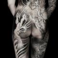 tatuaje Japoneses Espalda Cuerpo por Shane Tan