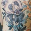 Fantasy Back Panda tattoo by Jessica Mach