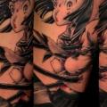 tatuaggio Braccio Fantasy Personaggi di Csaba Kiss
