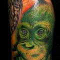 Arm Monkey tattoo by Csaba Kiss