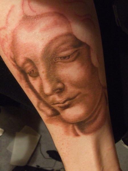 Tatuaggio Braccio Realistici di Blue Lotus