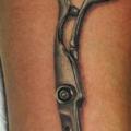 Arm Realistic Scissor 3d tattoo by Giahi