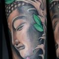 Arm Buddha Religious tattoo by Giahi