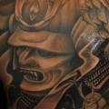 tatuaje Japoneses Espalda Samurai por Q Tattoo