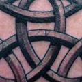Tribal Celtic 3d tattoo by Q Tattoo
