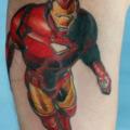 tatuaje Brazo Fantasy Ironman por Skin Deep Art