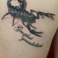 Realistische Rücken Skorpion tattoo von Skin Deep Art