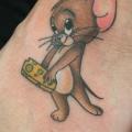 Fantasie Fuß Charakter Maus tattoo von Skin Deep Art