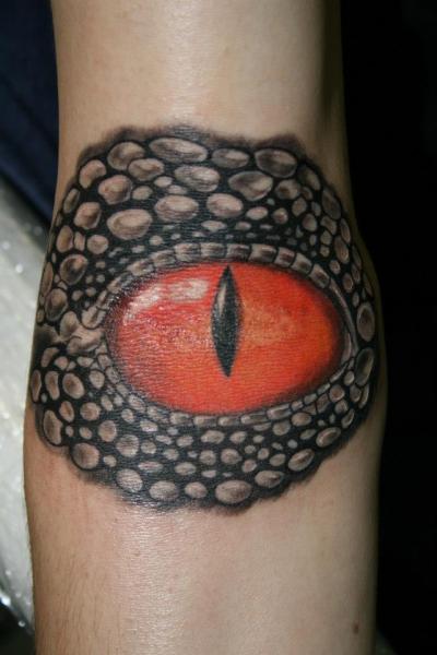 Tatuaggio Braccio Fantasy Occhio di Morbid Art Tattoo