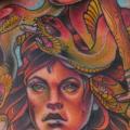 tatuaje Fantasy Medusa por Sam Clark
