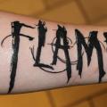 Arm Lettering Fonts tattoo by Stay True Tattoo
