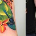 Arm Parrot tattoo by Sasha Unisex