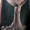 tatuaje Brazo Fantasy Tim Burton Marioneta por Art Junkies Tattoos