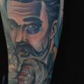 tatuaggio Braccio New School Uomo Boxe di Art Junkies Tattoos