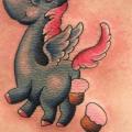 Fantasy Back Unicorn tattoo by Art Junkies Tattoos