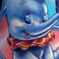 tatuaggio Fantasy Piede Dumbo di Art Junkies Tattoos