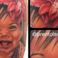 tatuaggio Spalla Ritratti Realistici di Art Junkies Tattoos