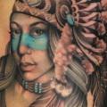 tatuaggio Realistici Fianco Indiani di Art Junkies Tattoos