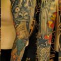 tatuaje Brazo Japoneses Demonio por 1969 Tattoo