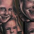 Arm Porträt Realistische Kinder tattoo von 1969 Tattoo
