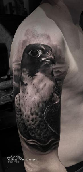 Shoulder Arm Realistic Eagle Tattoo by 1969 Tattoo