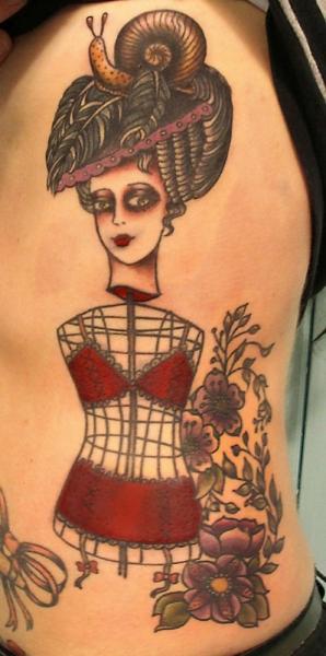 Tatuaje Fantasy Lado Personaje por 1969 Tattoo