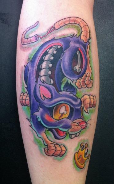 Arm Fantasy Mouse Tattoo by Evil From The Needle