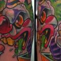 Fantasy Clown tattoo by Evil From The Needle