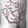 Seite Dotwork Baum tattoo von Evil From The Needle