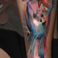 Arm Owl Abstract tattoo by Ondrash Tattoo