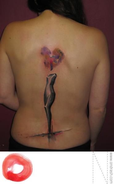 Tatuagem Fantasia Costas por Ondrash Tattoo