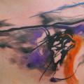 Seite Bauch Abstrakt tattoo von Ondrash Tattoo