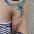 Shoulder Arm Key Abstract tattoo by Ondrash Tattoo