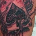 Arm Fantasy Ace Spade Blood tattoo by Silvercrane Tattoo
