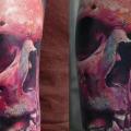Arm Totenkopf tattoo von Piranha Tattoo Supplies
