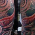Shoulder Fish tattoo by Vince Villalvazo