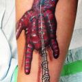 tatuaggio Braccio Fantasy Uomo Ragno di Tantrix Body Art