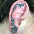 Ear Abstract tattoo by Tantrix Body Art