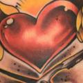 Herz Flügel tattoo von Tantrix Body Art