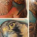 tatuaggio Spalla Realistici Aquila di Tantrix Body Art