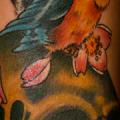 Fantasy Skull Bird tattoo by Artic Tattoo