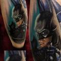 tatuaje Brazo Fantasy Batman por Hellyeah Tattoos