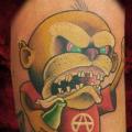 Arm Fantasie Charakter Affe tattoo von Hellyeah Tattoos