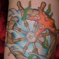 Arm Fantasy Rudder tattoo by Hellyeah Tattoos