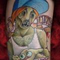 Arm Fantasy Zombie Hat tattoo by Hellyeah Tattoos